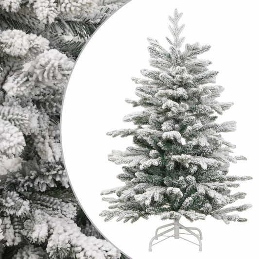 Artificial Hinged Christmas Tree With Flocked Snow