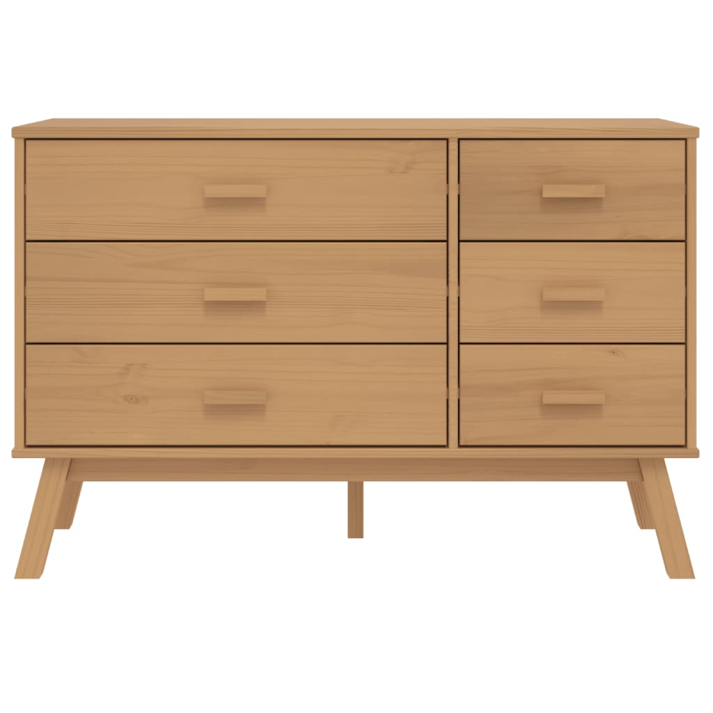 Drawer Cabinet Olden Solid Wood Pine