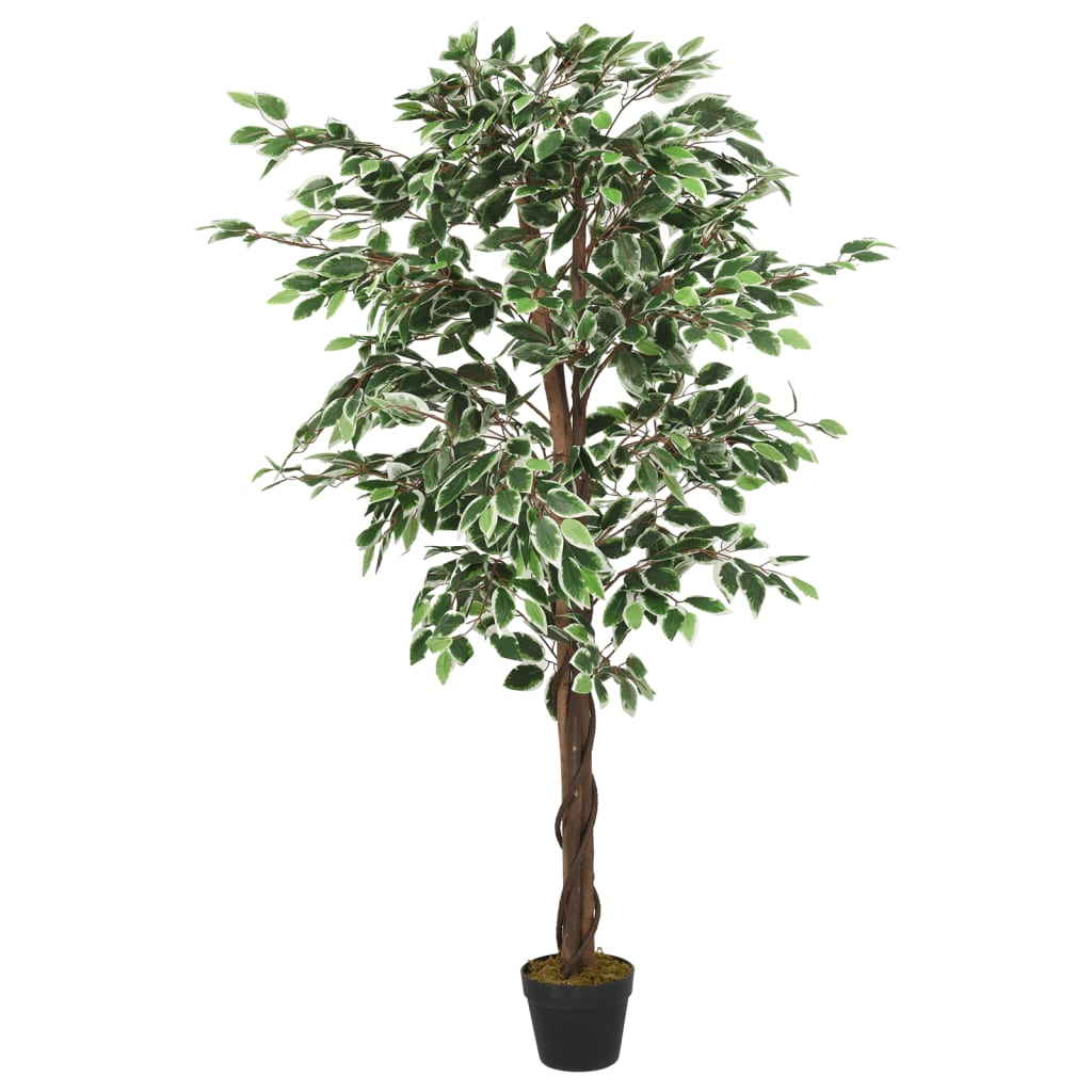 Artificial Ficus Tree 378 Leaves Green