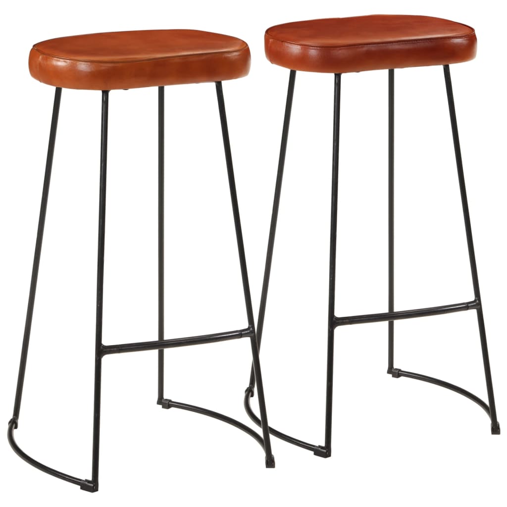 Bar Stools 2 Pcs Solid Wood Mango