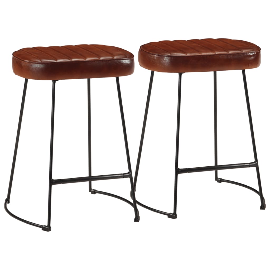 Bar Stools 2 Pcs Solid Wood Mango