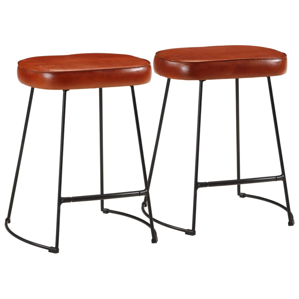 Bar Stools 2 Pcs Solid Wood Mango