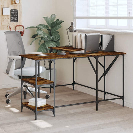 Desk 139X139X75 Cm Engineered Wood