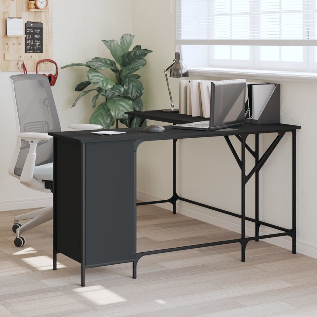 Desk 141X141X75 Cm Engineered Wood