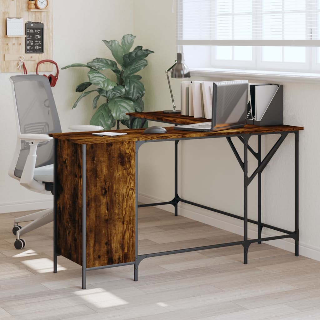Desk 141X141X75 Cm Engineered Wood