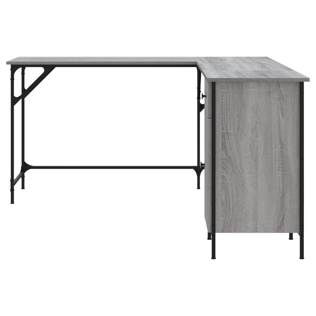 Desk 141X141X75 Cm Engineered Wood