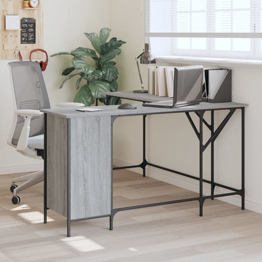 Desk 141X141X75 Cm Engineered Wood