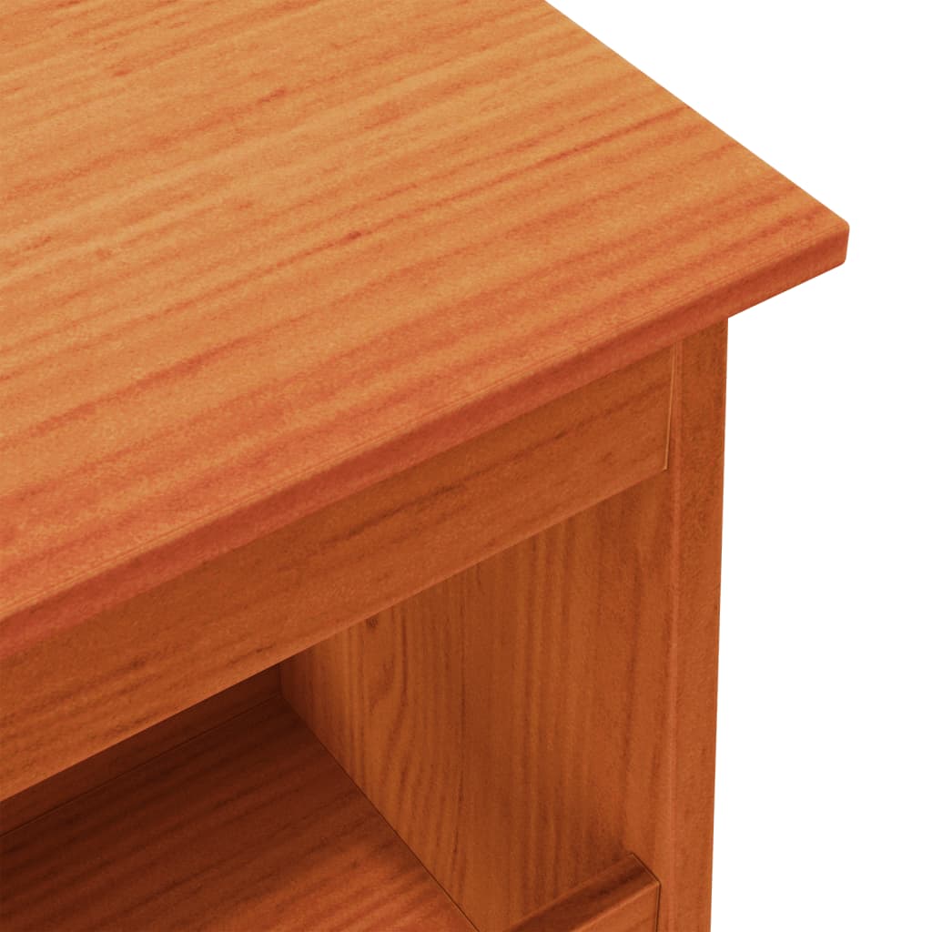 Hall Bench Wax Solid Wood Pine