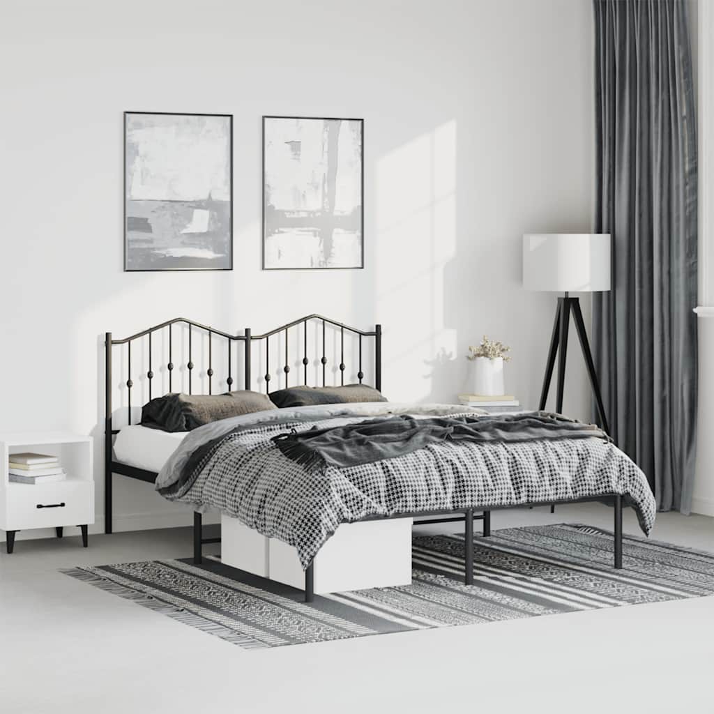 Metal Bed Frame Without Mattress 90X200Cm