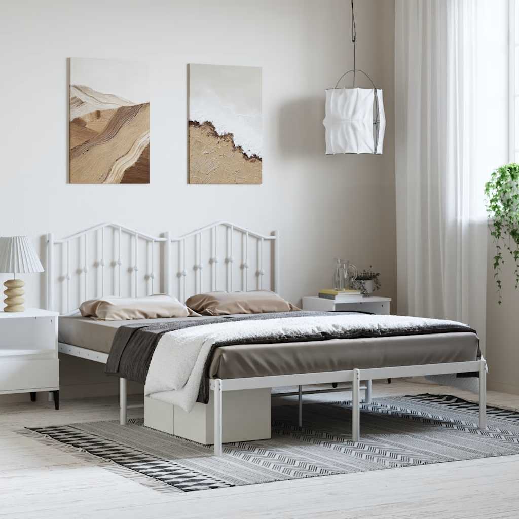 Metal Bed Frame Without Mattress 90X200Cm