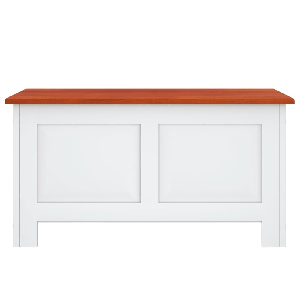Storage Chest With Lid Solid Wood Acacia