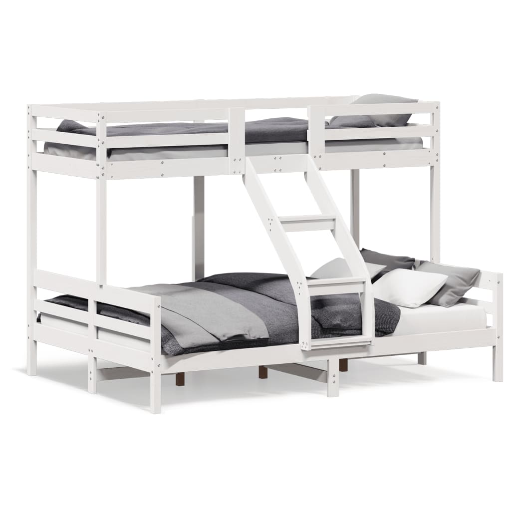 Bunk Bed Without Mattress 80X200/140X200 Cm Solid Wood
