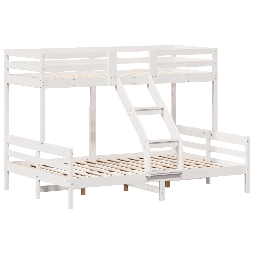 Bunk Bed Without Mattress 80X200/140X200 Cm Solid Wood