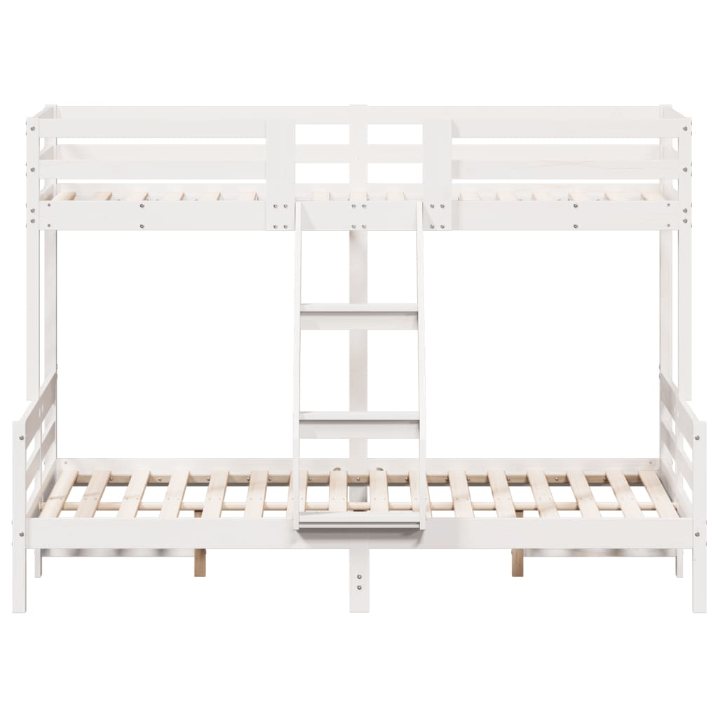 Bunk Bed Without Mattress 80X200/140X200 Cm Solid Wood