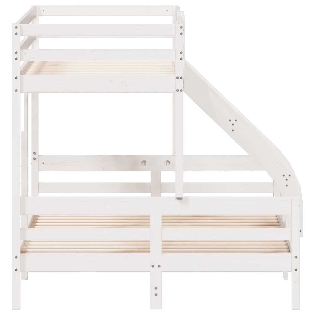 Bunk Bed Without Mattress 80X200/140X200 Cm Solid Wood