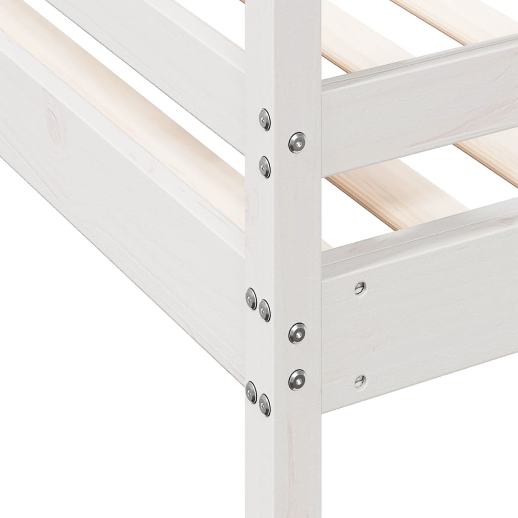 Bunk Bed Without Mattress 80X200/140X200 Cm Solid Wood