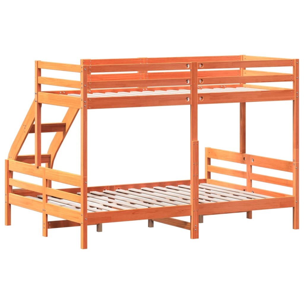 Bunk Bed Without Mattress 80X200/140X200 Cm Solid Wood