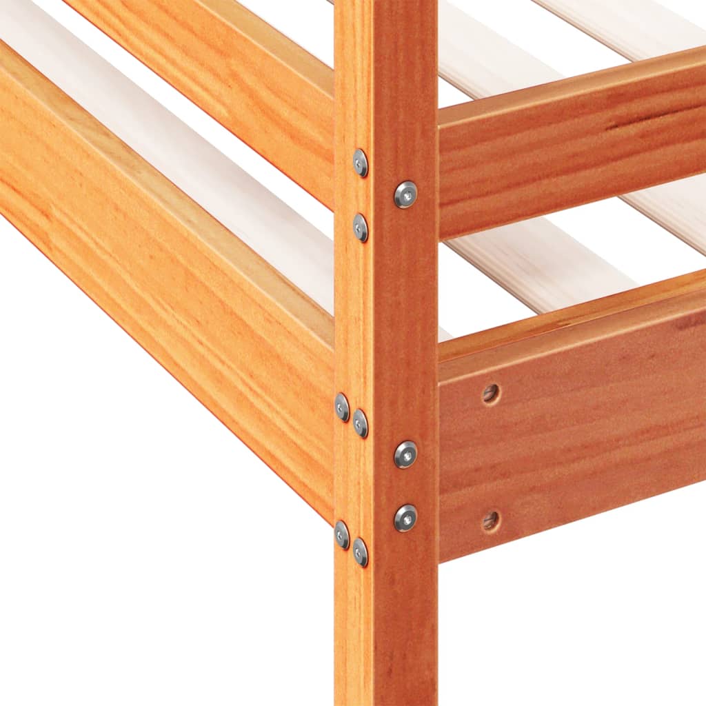 Bunk Bed Without Mattress 80X200/140X200 Cm Solid Wood