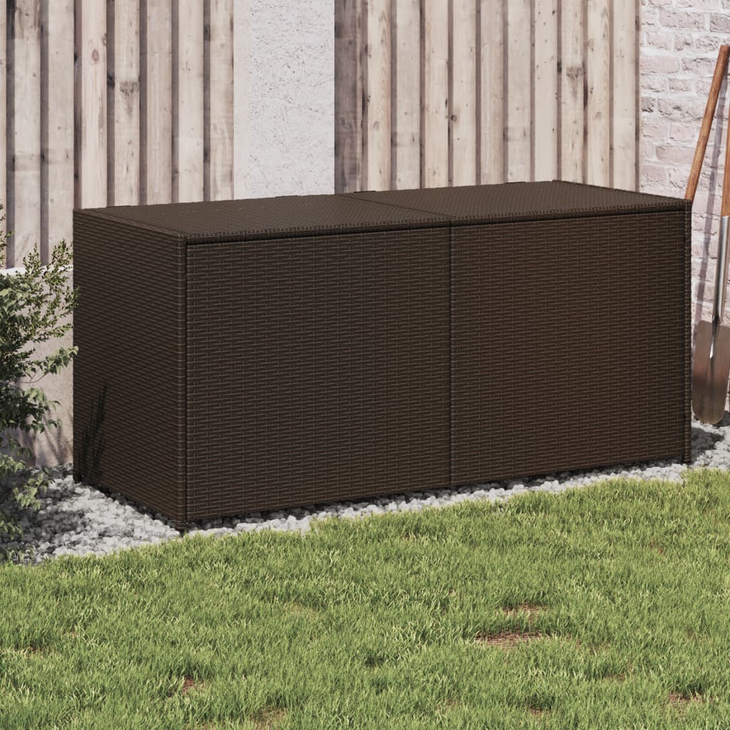 Garden Storage Box 283L Poly Rattan