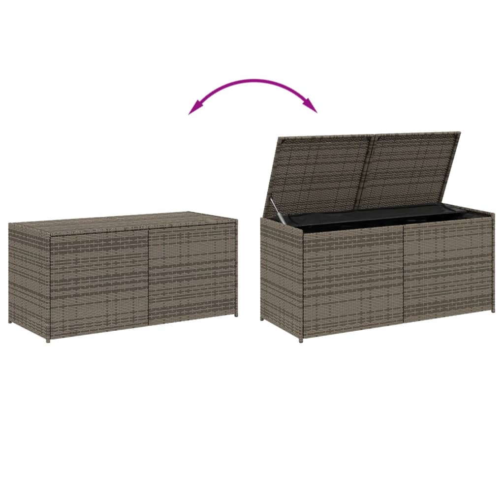 Garden Storage Box 283L Poly Rattan