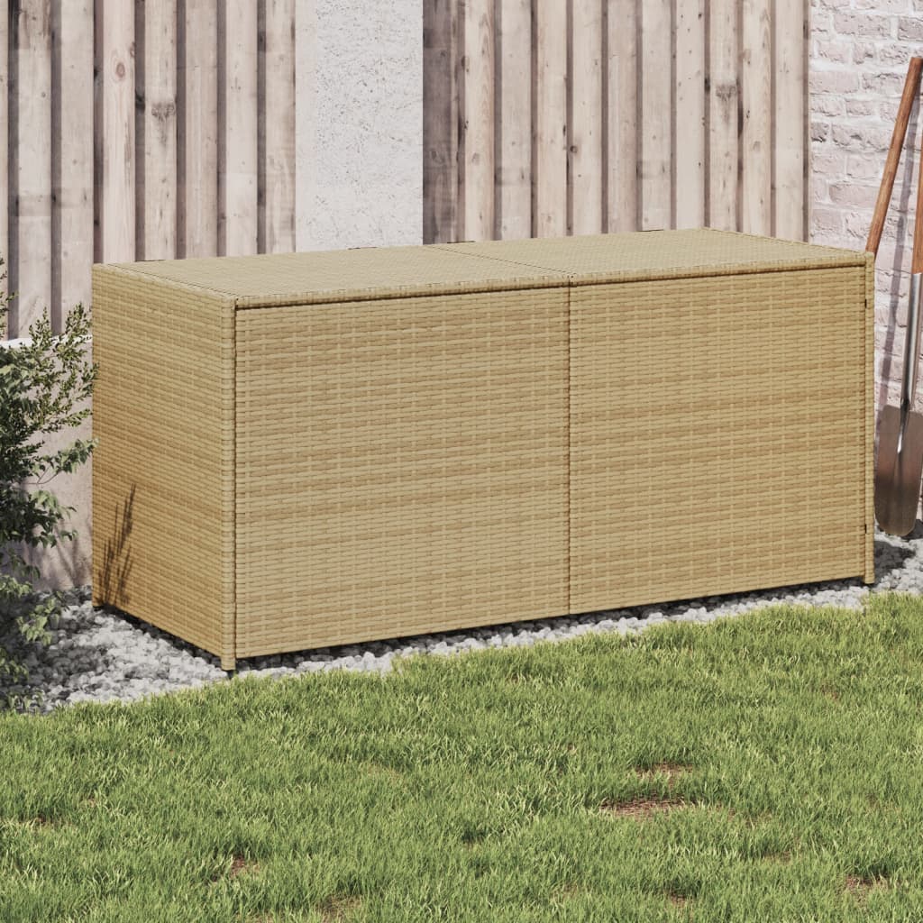 Garden Storage Box 283L Poly Rattan
