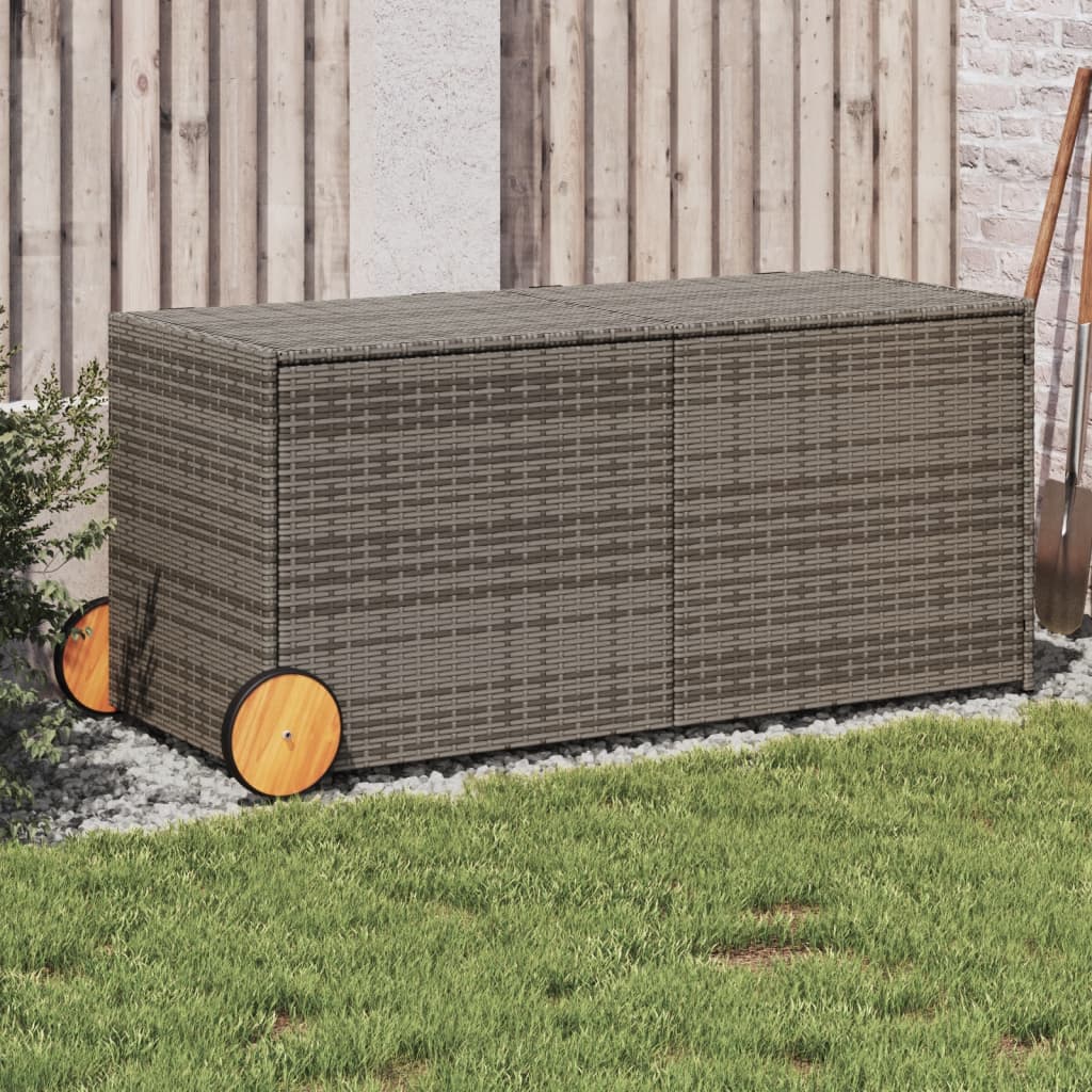 Garden Storage Box 283L Poly Rattan