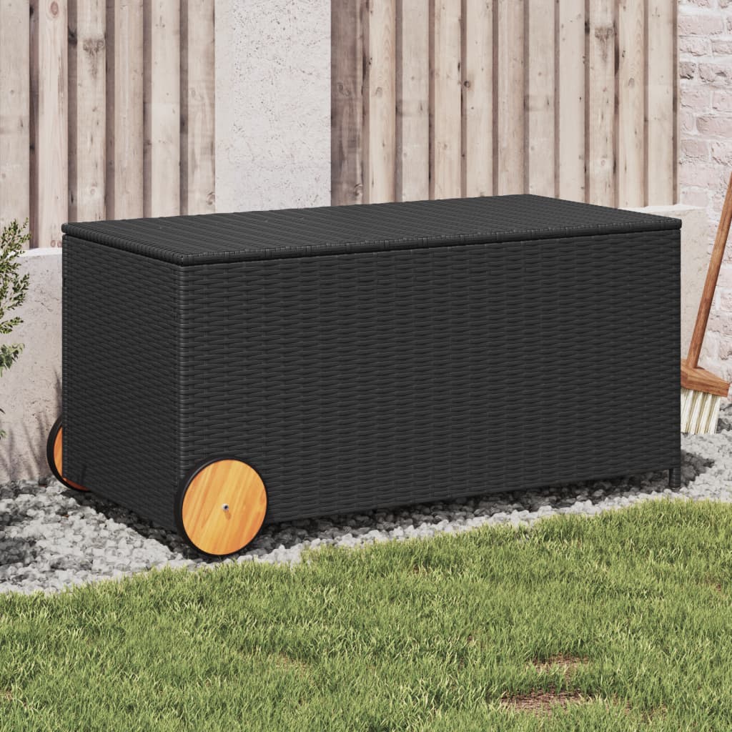 Garden Storage Box 283L Poly Rattan