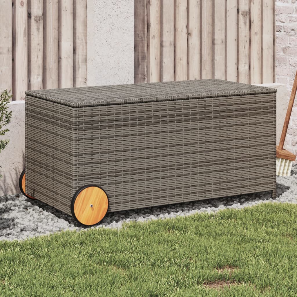 Garden Storage Box 283L Poly Rattan