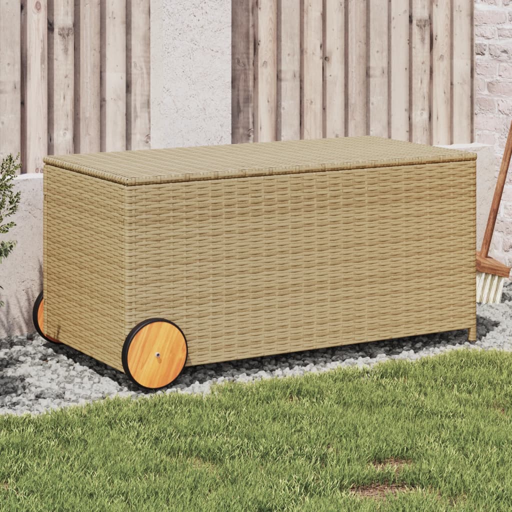 Garden Storage Box 283L Poly Rattan