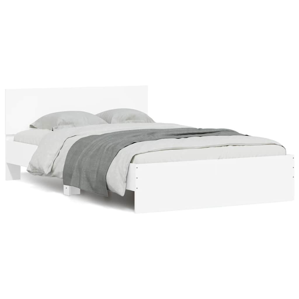 Bed Frame With Headboard And Led Small Double