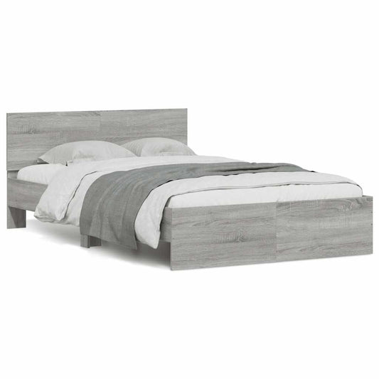 Bed Frame With Headboard And Led Small Double