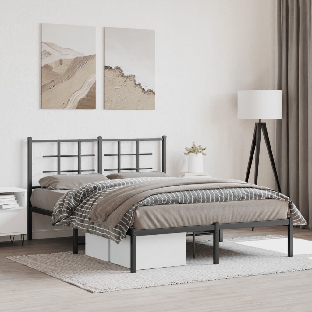 Metal Bed Frame Without Mattress 90X200Cm
