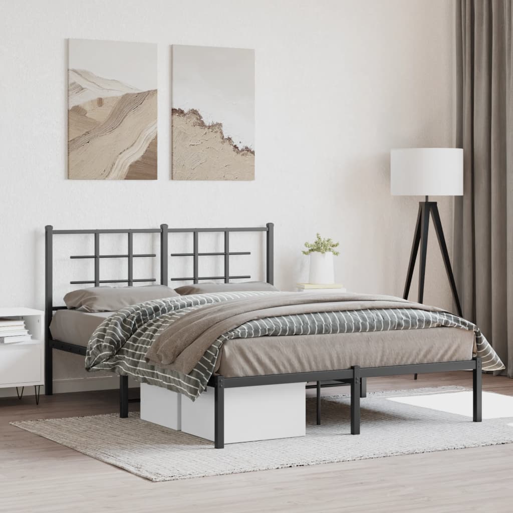 Metal Bed Frame Without Mattress 90X200Cm