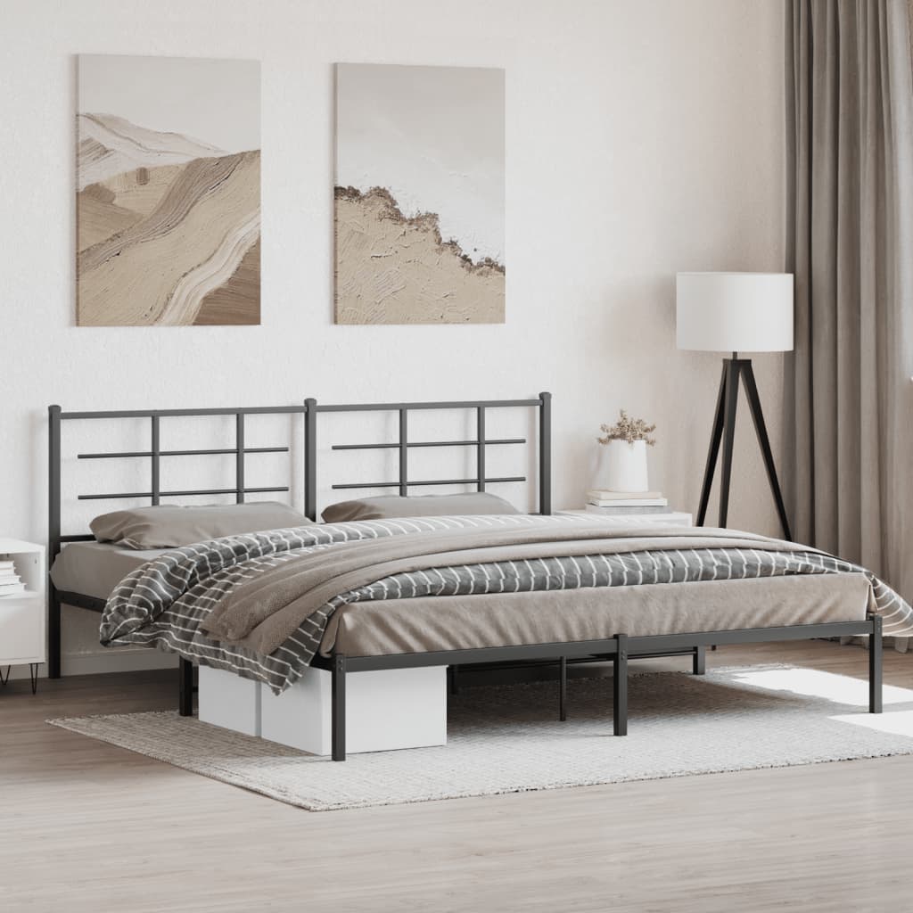 Metal Bed Frame Without Mattress 90X200Cm