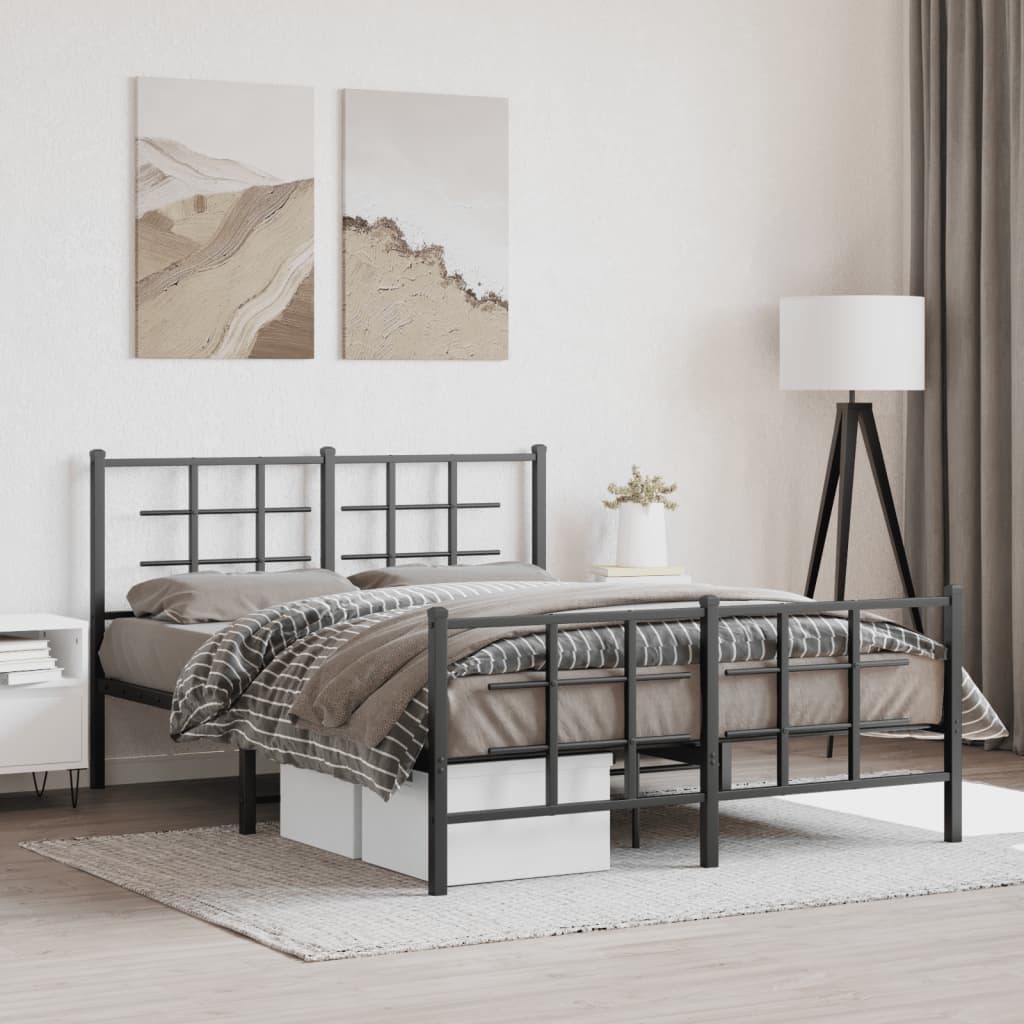 Metal Bed Frame Without Mattress 90X200Cm
