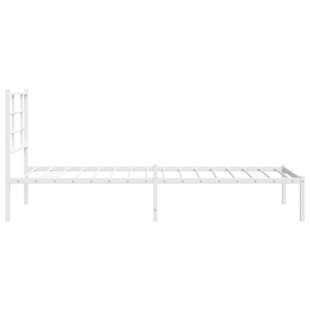 Metal Bed Frame Without Mattress 90X200Cm