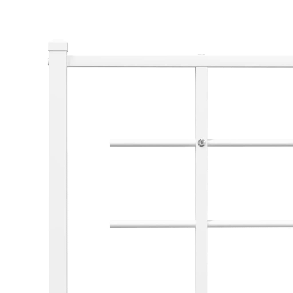Metal Bed Frame Without Mattress 90X200Cm