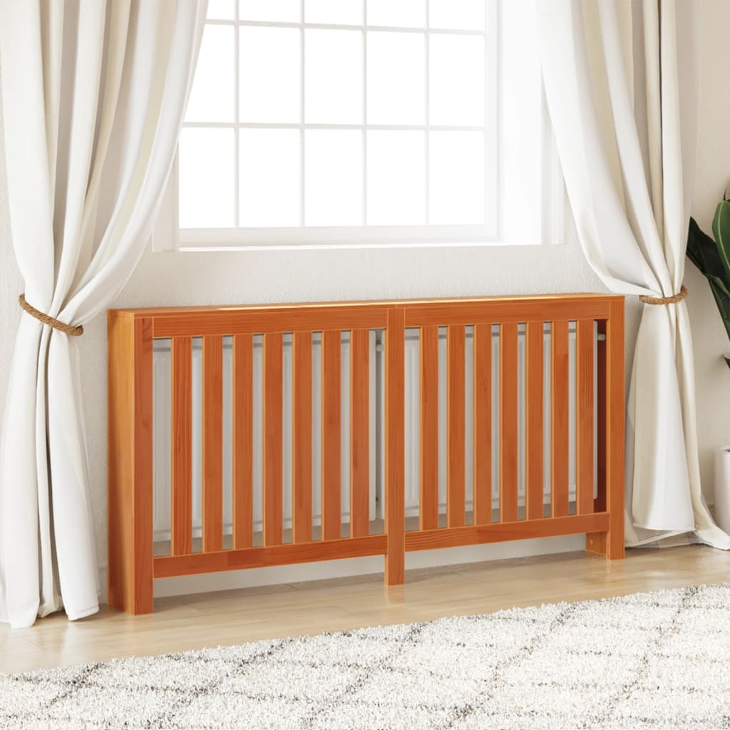 Radiator Cover Wax Solid Wood Pine