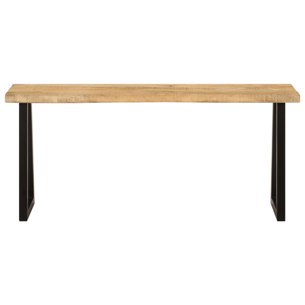 Bench With Live Edge 105 Cm Solid Wood Mango