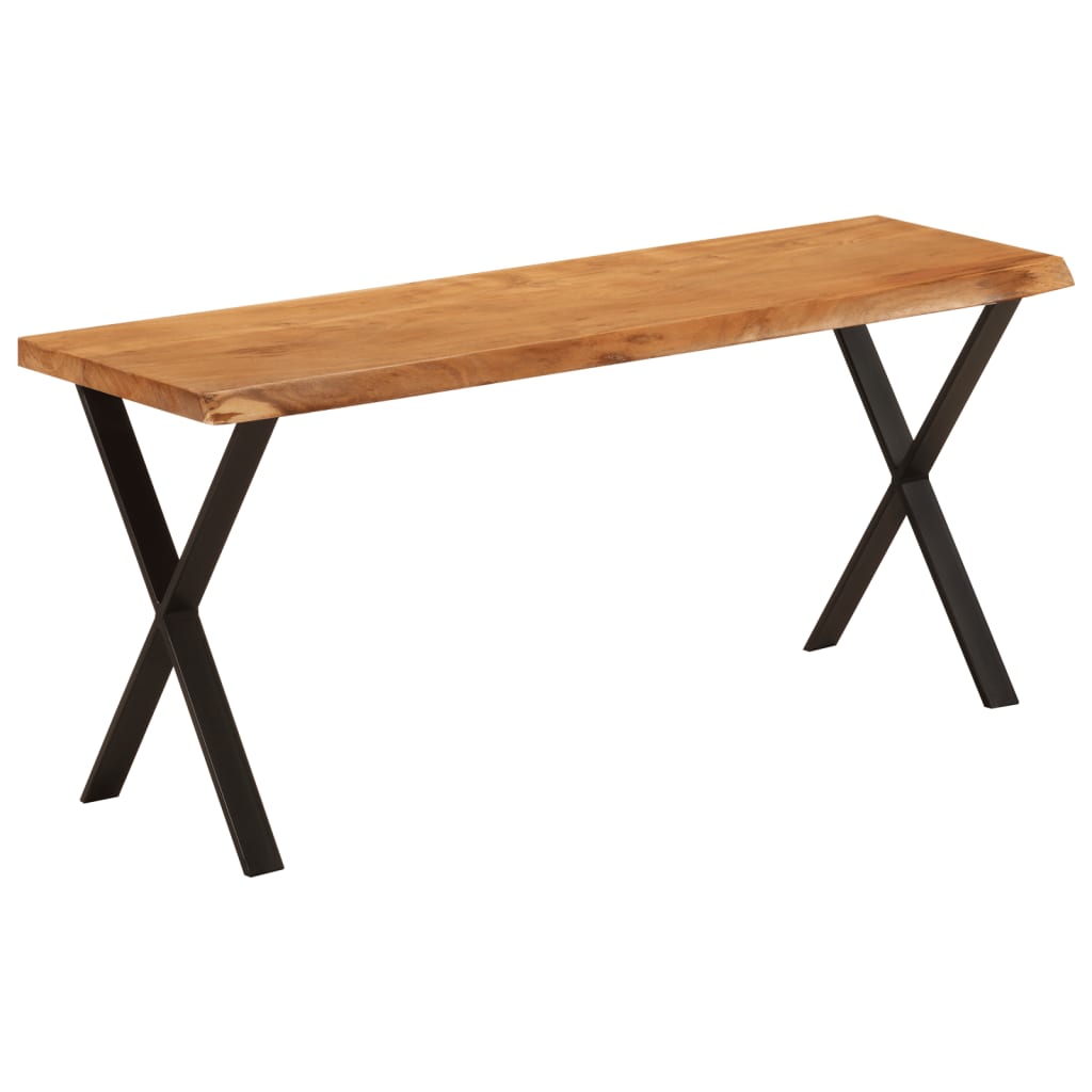Bench With Live Edge 105 Cm Solid Wood Mango