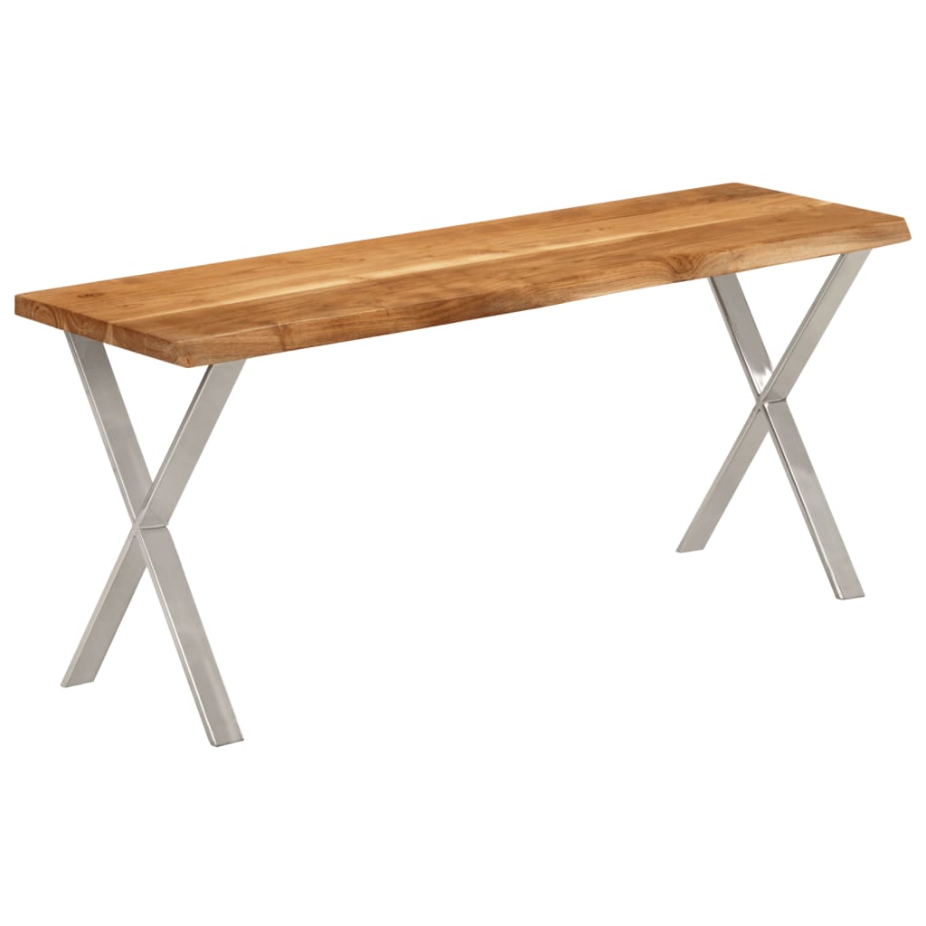 Bench With Live Edge 105 Cm Solid Wood Mango