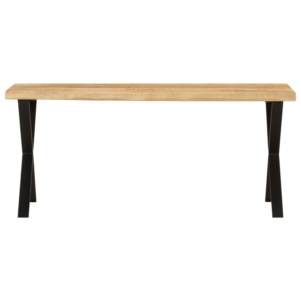 Bench With Live Edge 105 Cm Solid Wood Mango