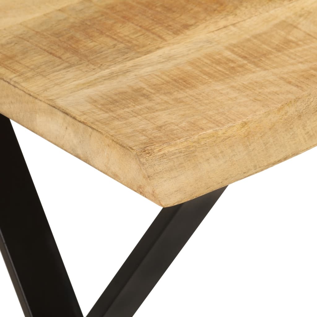 Bench With Live Edge 105 Cm Solid Wood Mango