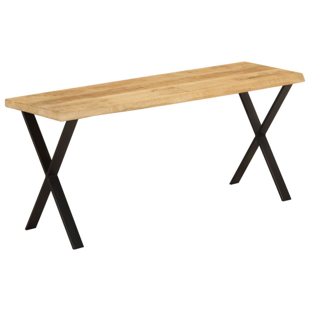Bench With Live Edge 105 Cm Solid Wood Mango