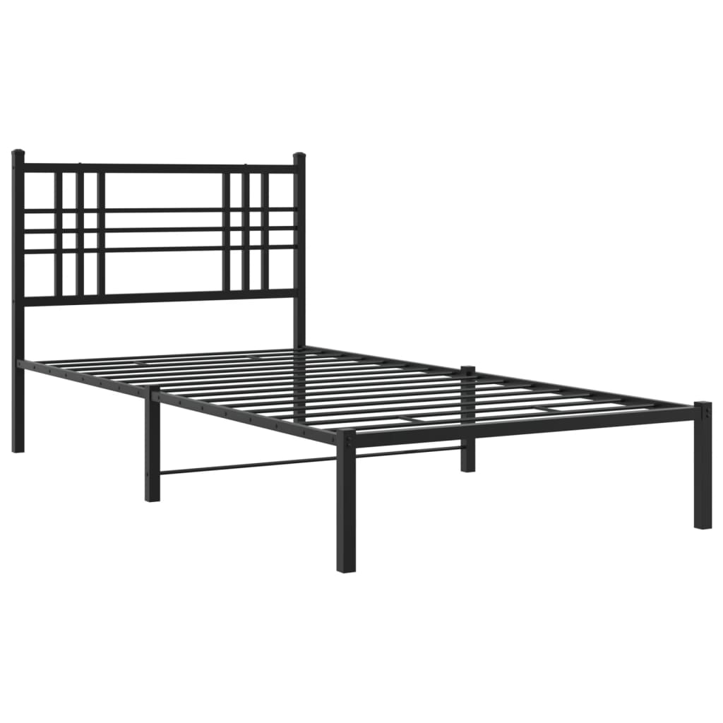Metal Bed Frame Without Mattress 90X200Cm