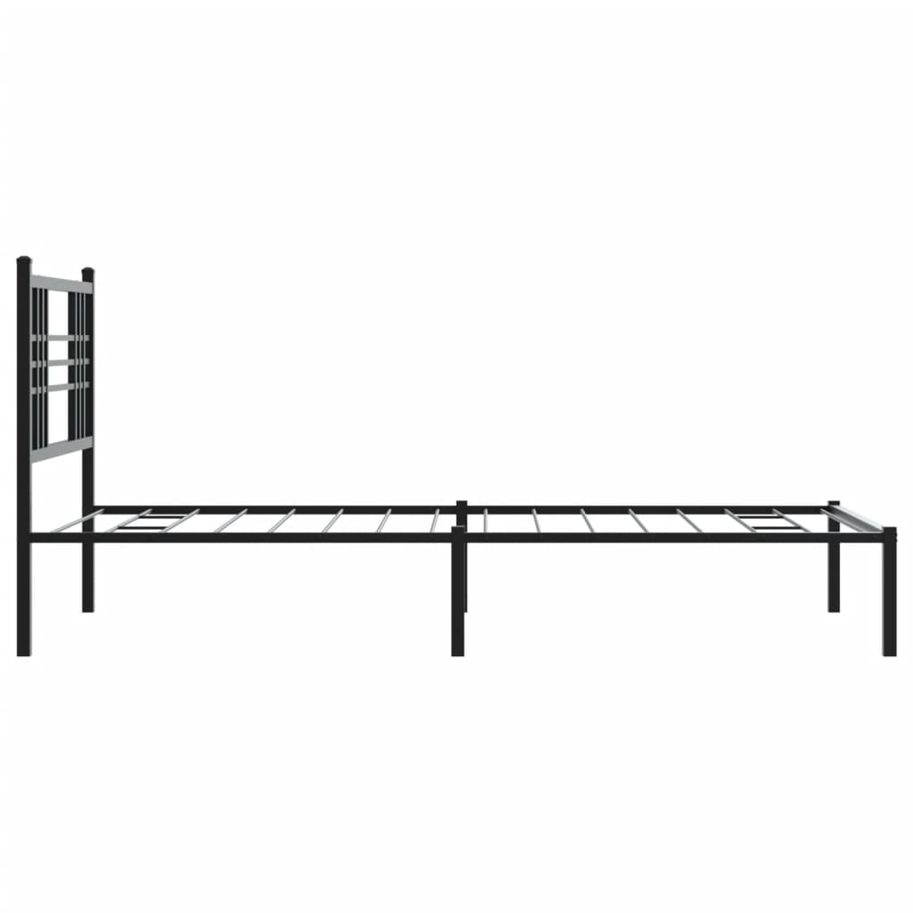 Metal Bed Frame Without Mattress 90X200Cm