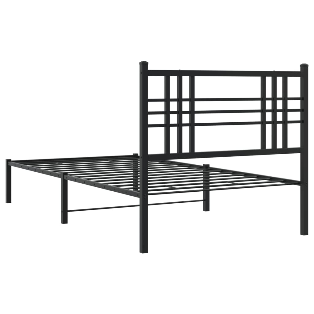 Metal Bed Frame Without Mattress 90X200Cm