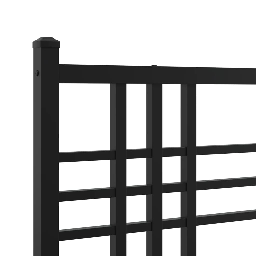 Metal Bed Frame Without Mattress 90X200Cm