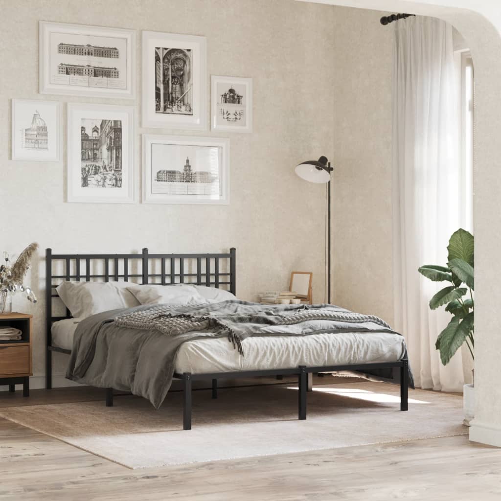 Metal Bed Frame Without Mattress 90X200Cm