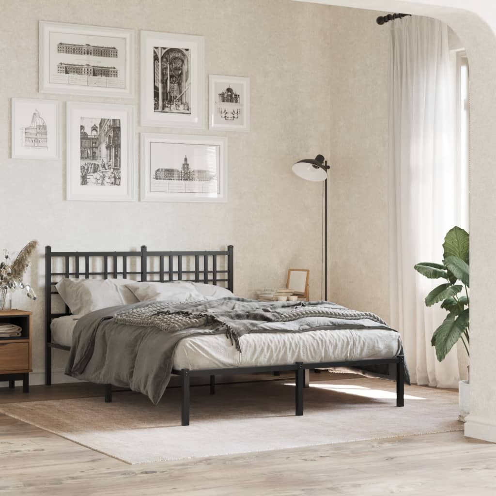 Metal Bed Frame Without Mattress 90X200Cm